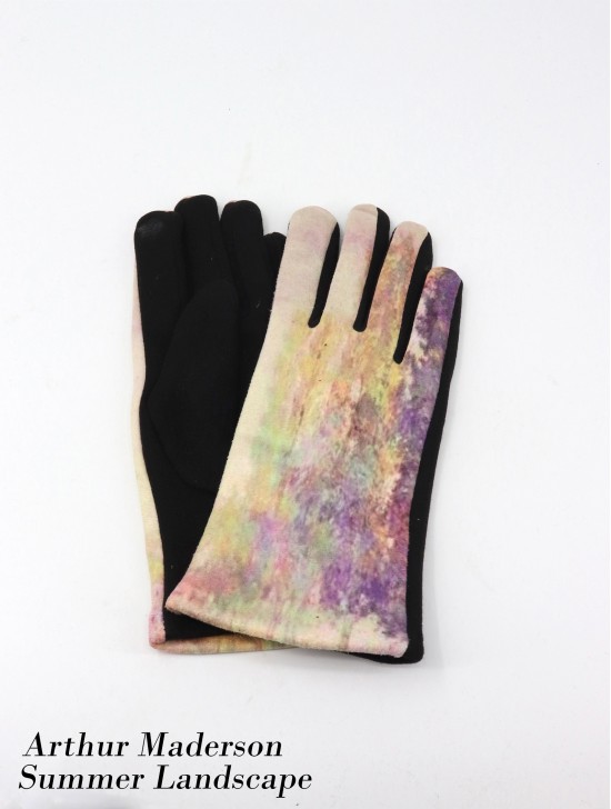 Oil Painting Design Touch Screen Glove